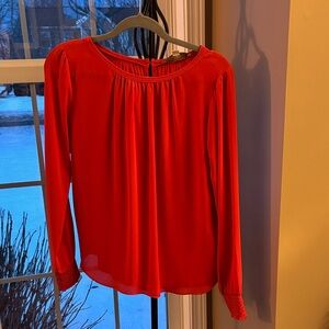Orange LOFT Blouse